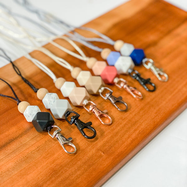 Double Hex Single Clip Lanyard