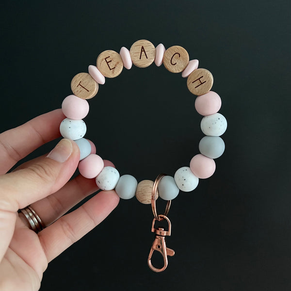 TEACH Wristlet Keychain