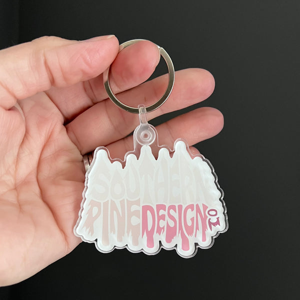 SPDC Word Art Keychain