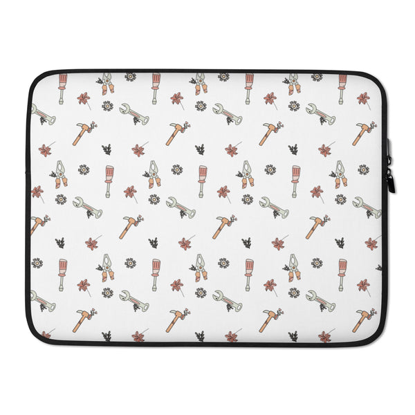 MAKER COLLECTION Hand Tool White Laptop Sleeve