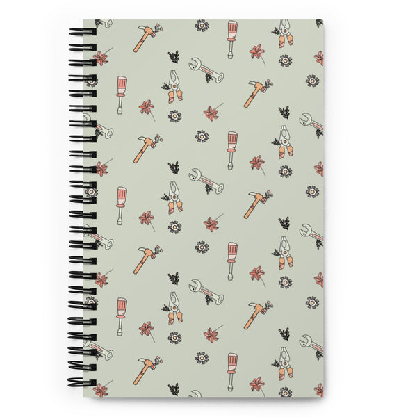 MAKER COLLECTION Hand Tool Mint Spiral Notebook
