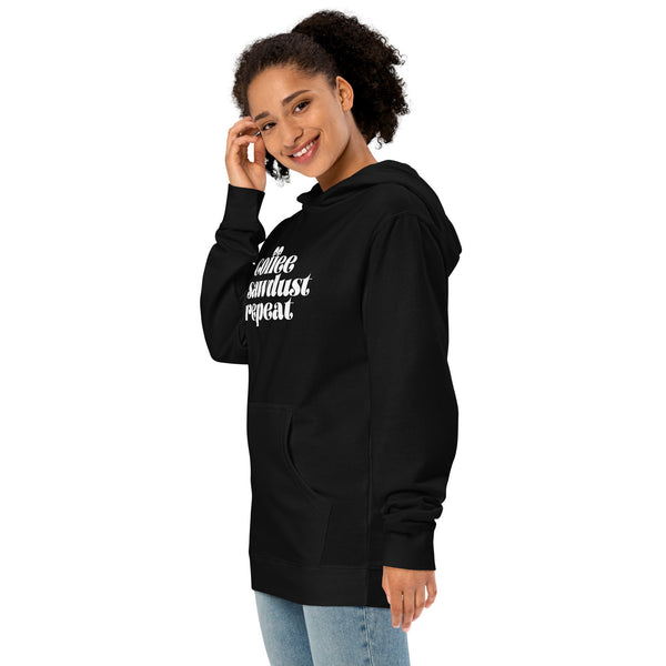 MAKER COLLECTION Heavyweight Coffee Sawdust Repeat Hoodie