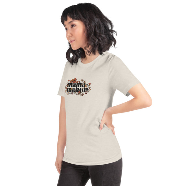 MAKER COLLECTION Fall Floral Mama Maker Short Sleeve Tee