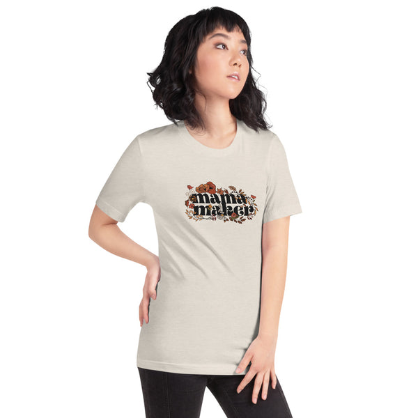 MAKER COLLECTION Fall Floral Mama Maker Short Sleeve Tee