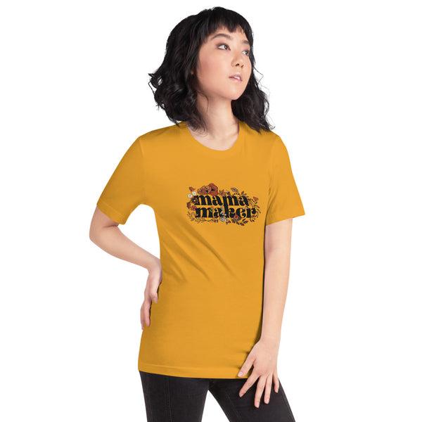 MAKER COLLECTION Fall Floral Mama Maker Short Sleeve Tee