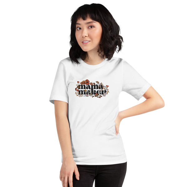 MAKER COLLECTION Fall Floral Mama Maker Short Sleeve Tee