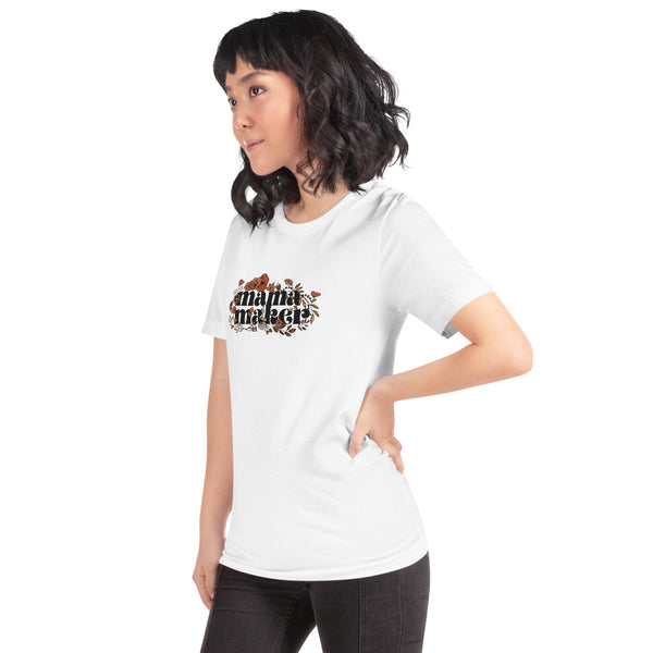 MAKER COLLECTION Fall Floral Mama Maker Short Sleeve Tee