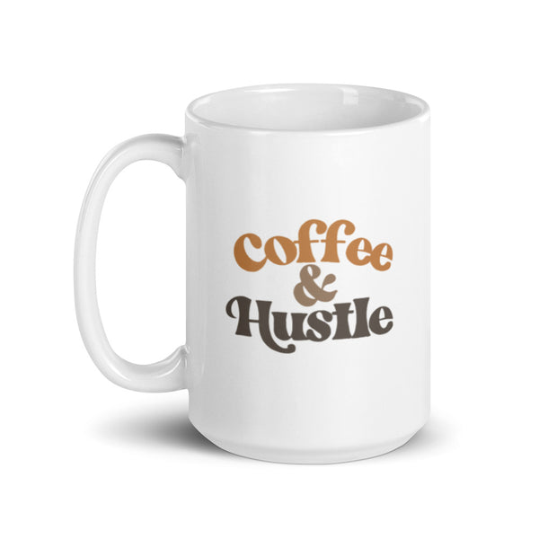 Coffee & Hustle Mug - Mustard/Coffee