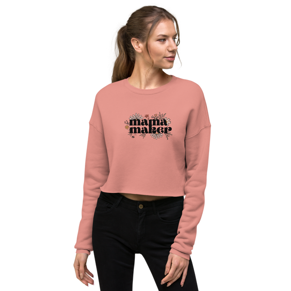 MAKER COLLECTION Mama Maker Crop Sweatshirt