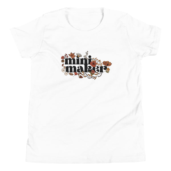 MAKER COLLECTION Fall Floral Youth Short Sleeve Tee