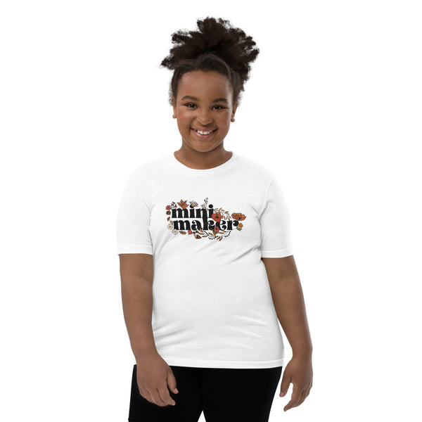 MAKER COLLECTION Fall Floral Youth Short Sleeve Tee