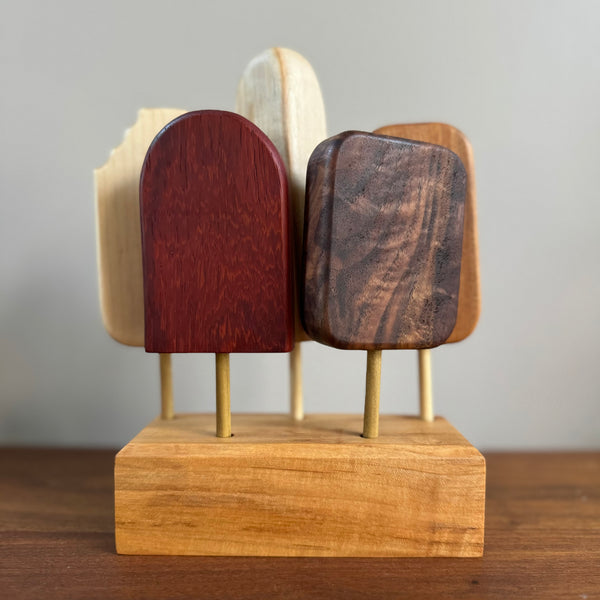 Wooden Ice Cream Pop Set