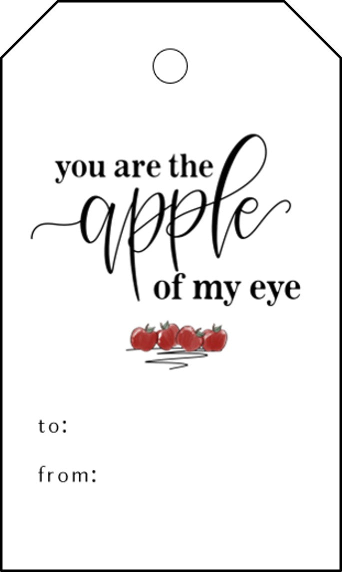 SPDC x Jean & Lily Co - Apple of my Eye Valentine Tags