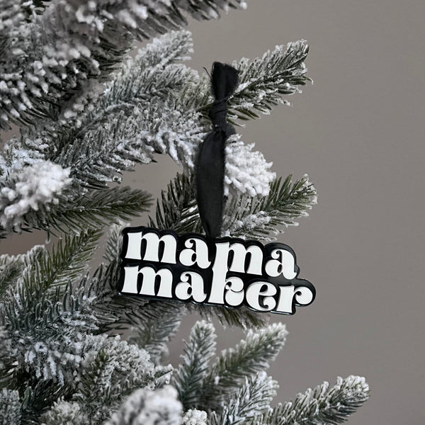 MAKER COLLECTION Acrylic Mama Maker Ornament