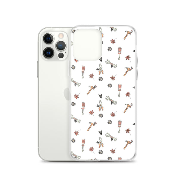 MAKER COLLECTION Hand Tool White iPhone Case