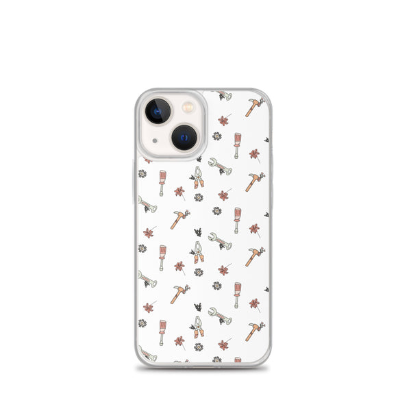 MAKER COLLECTION Hand Tool White iPhone Case