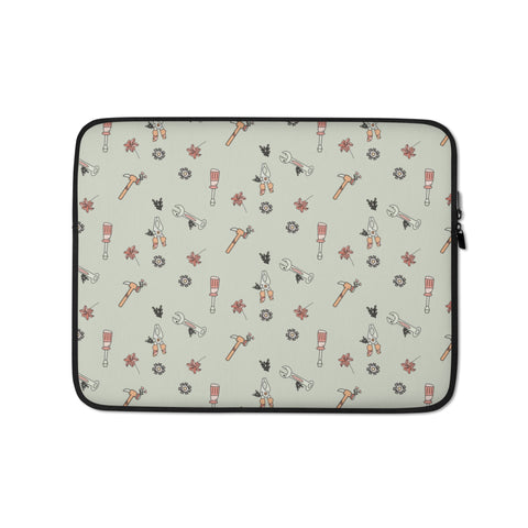 MAKER COLLECTION Hand Tool Mint Laptop Sleeve
