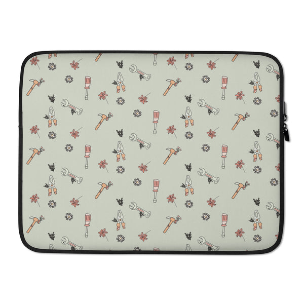 MAKER COLLECTION Hand Tool Mint Laptop Sleeve