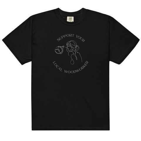 MAKER COLLECTION Support Your Local Woodworker Short Sleeve Tee
