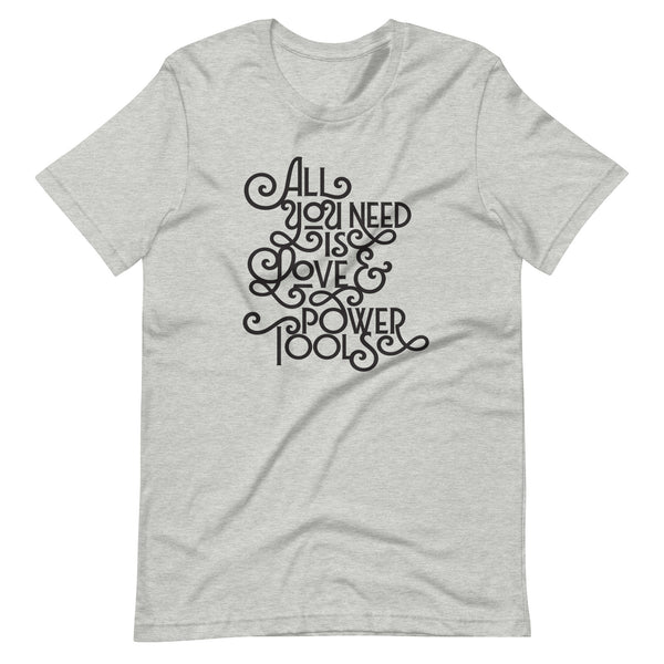MAKER COLLECTION Love & Power Tools Short Sleeve Tee
