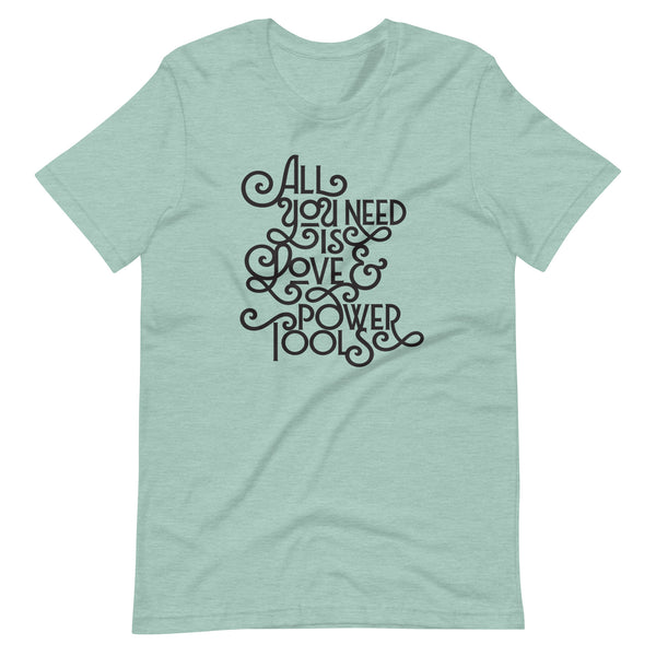 MAKER COLLECTION Love & Power Tools Short Sleeve Tee