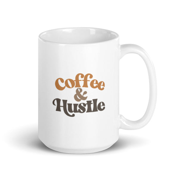 Coffee & Hustle Mug - Mustard/Coffee