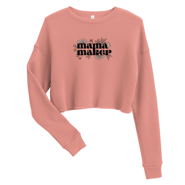 MAKER COLLECTION Mama Maker Crop Sweatshirt